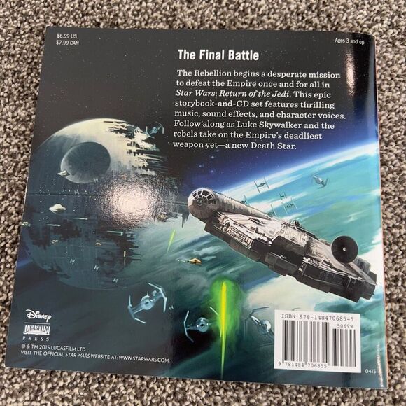 Star Wars Episode VI: Return of the Jedi Read-Along Storybook and CD - Picture 4 of 4